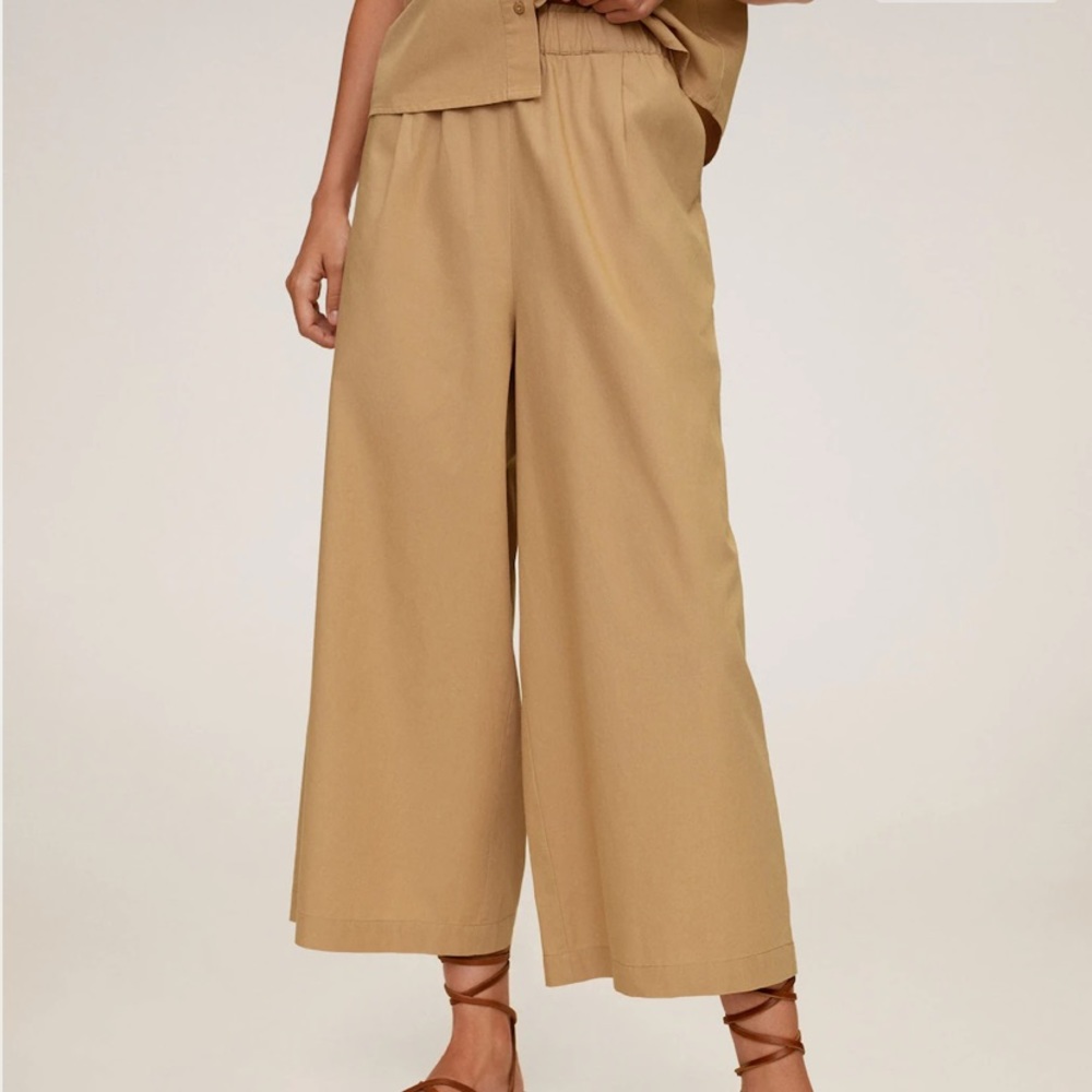 NEW Mango - Cotton Culotte Trousers (S)